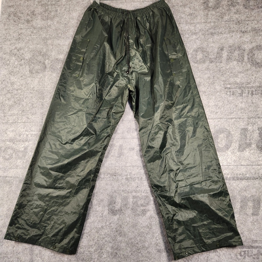 Wetskins Pants Men's Medium Adult Fresh Water Waterproof Vinyl Elastic Waistline